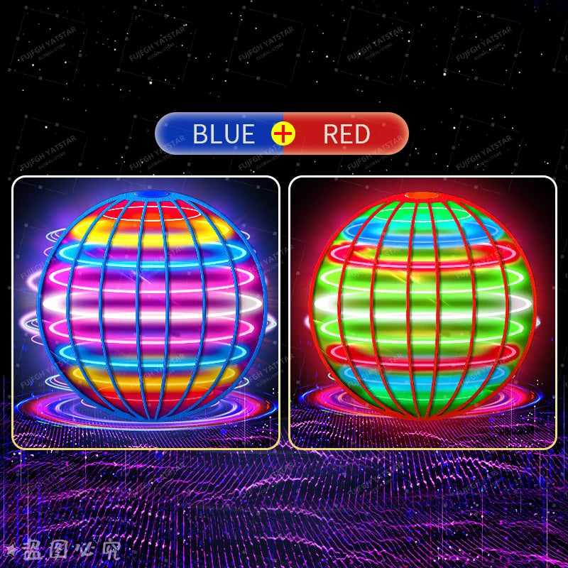 Balle Volante Magique LED – Contrôle à la main, effet boomerang