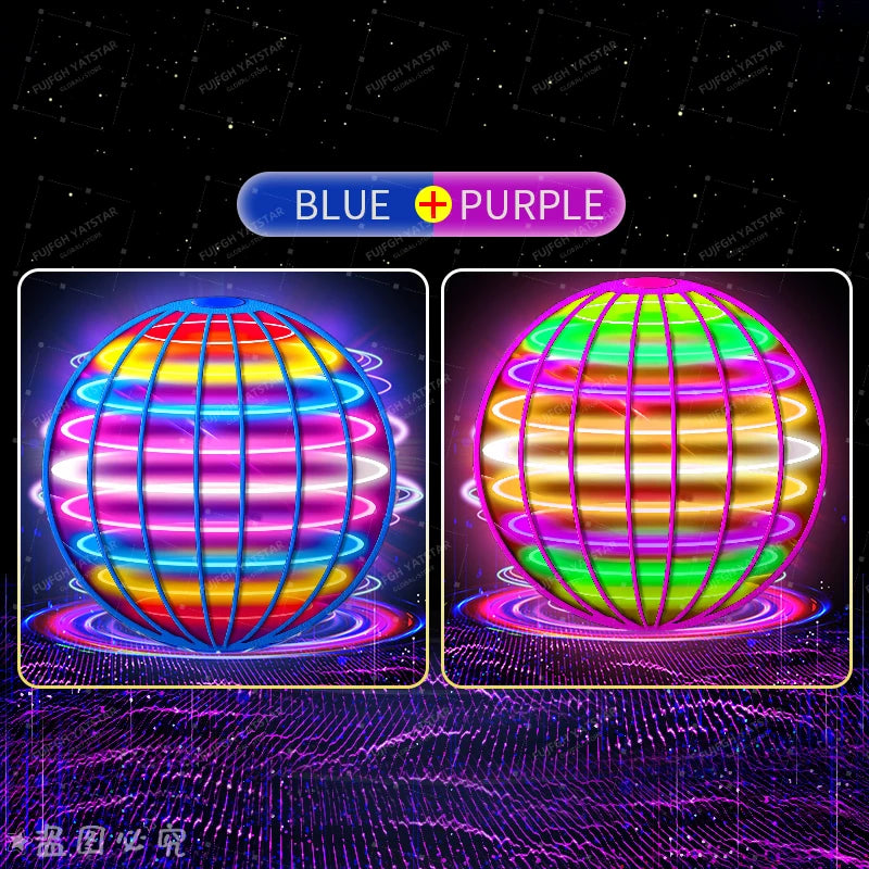 Balle Volante Magique LED – Contrôle à la main, effet boomerang